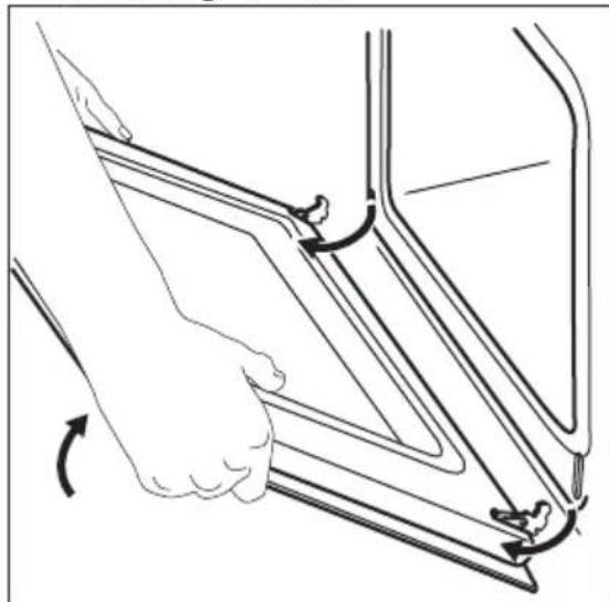 Leonard LHN1110X - Reinigen der Backofentür - 5