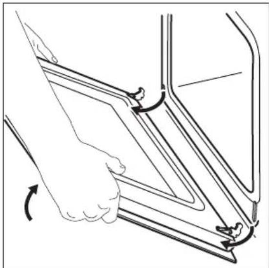 Leonard LBN1412X - Cleaning the oven door - 5