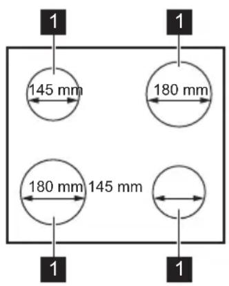 Leonard LES6001F - Kochfeldanordnung - 1