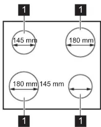 Leonard LES6001F - Description de la table de cuisson - 1