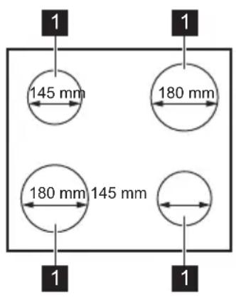Leonard LES6000F - Cooking surface layout - 1