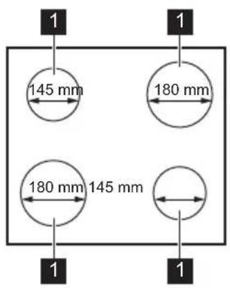 Leonard LEM6000E - Description de la table de cuisson - 1