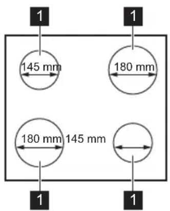 Leonard LEM6000E - Indeling kookplaat - 1