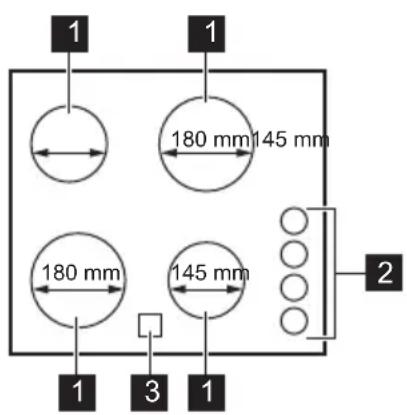 Leonard LAS6100F - Kochfeldanordnung - 1
