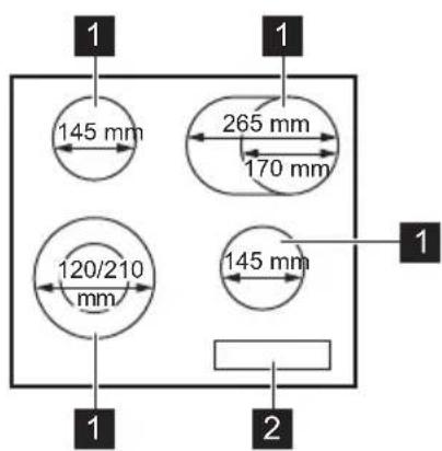 Leonard LAS6060F - Kochfeldanordnung - 1