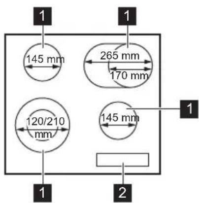 Leonard LAS6060F - Description de la table de cuisson - 1