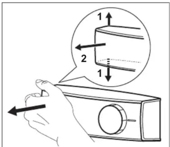 Leonard LK1244 - Replacing the lamp - 3