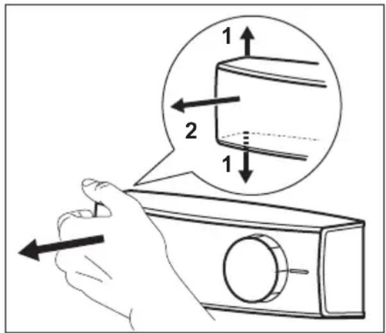 Leonard LK1243 - Replacing the lamp - 2