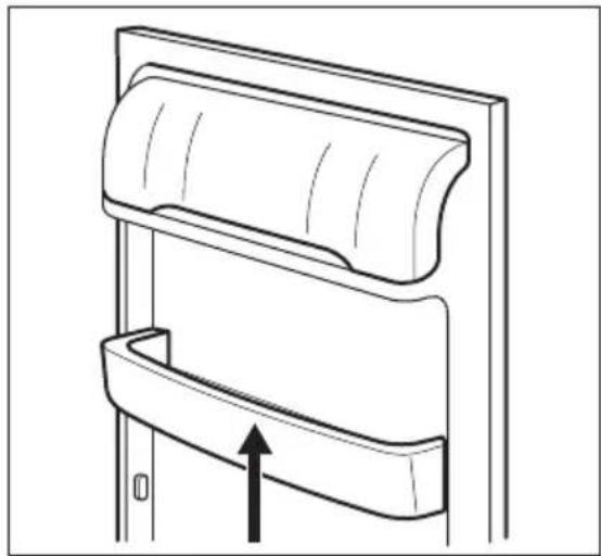 Leonard LK1243 - Positioning the door shelves - 1