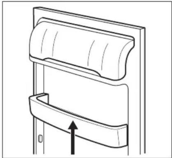Leonard LK1204 - Positioning the door shelves - 1