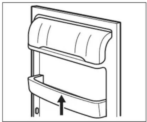 Leonard LK1201 - Positioning the door shelves - 1
