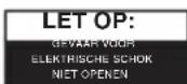 KONIG HCKS45 - Veiligheidsvoorzorgsmaatregelen: - 2