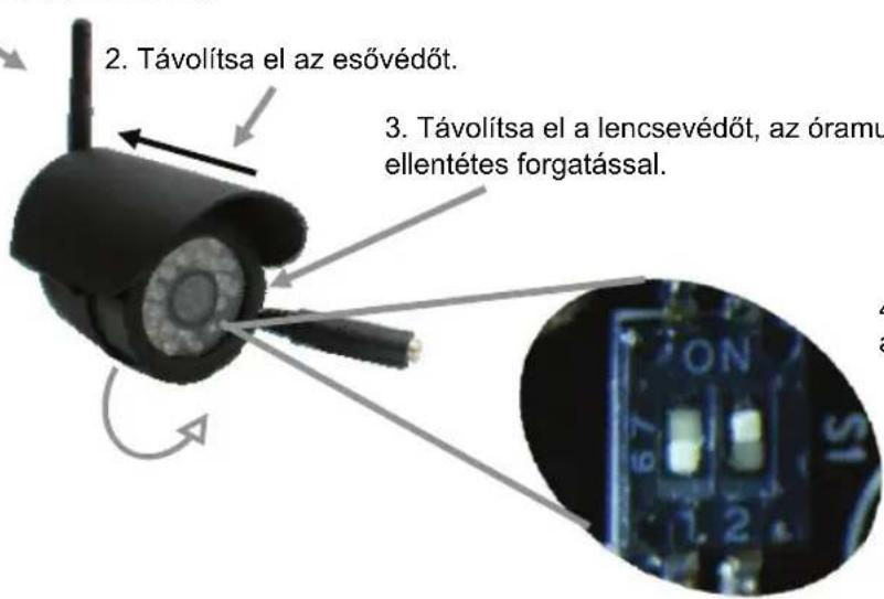 KONIG SECTRANS40 - A kamera bemutatása: - 3