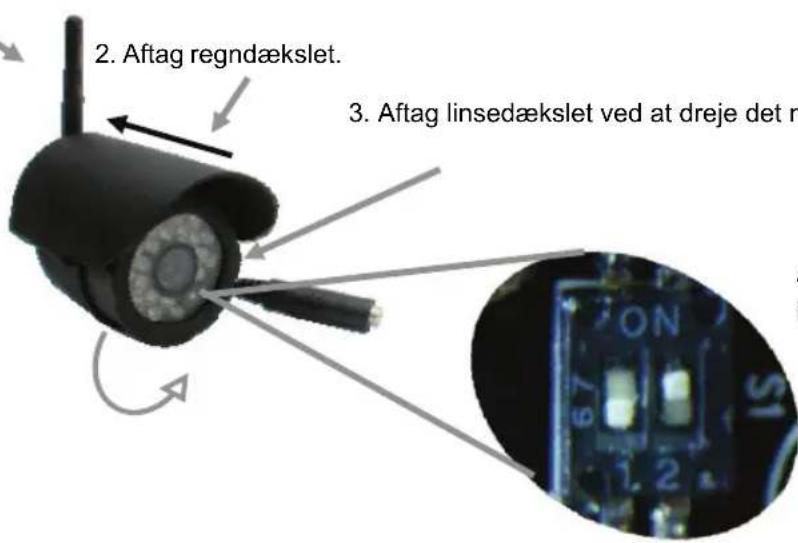 KONIG SECTRANS40 - Oversigt over kameraet: - 3
