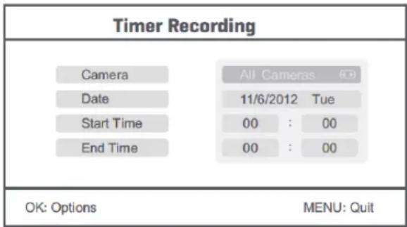 KONIG SECTRCAM40 - Timerinspelning - 1