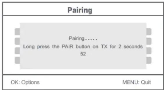KONIG SECTRCAM40 - Pairing (Párosítás): - 1