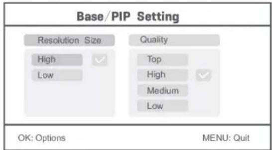 KONIG SECTRCAM40 - PIP setting (PIP beallitás): - 2