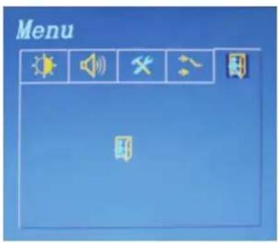 KONIG SECDVRMON30 - Description de l'interface du menu: - 3