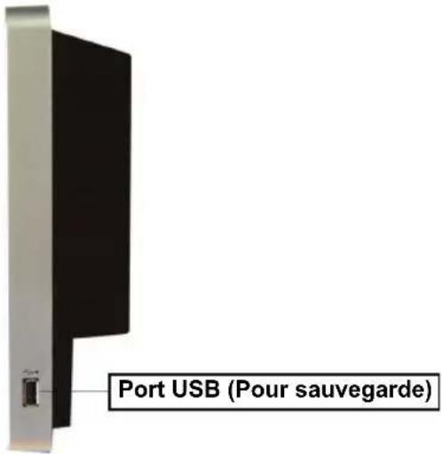 KONIG SECDVRMON30 - Description du coté du panneau : - 1