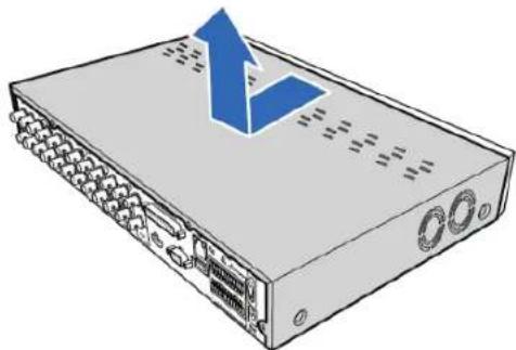 KONIG SECDVR416 - Installation av hårdisken inuti hårdiskårdiskinspelaren: - 2