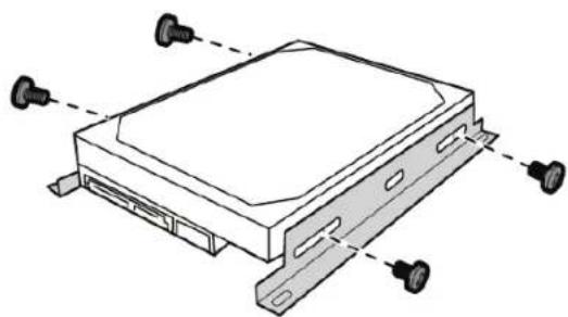 KONIG SECDVR416 - Installation of the hard disk inside the hard disk recorder: - 4
