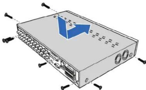KONIG SECDVR416 - Instalarea hard diskului in inregistrarul hard disk: - 7