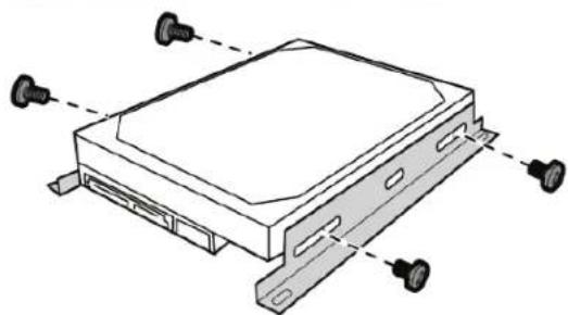 KONIG SECDVR416 - Installation af hardisk i delve hardiskoptageren: - 4