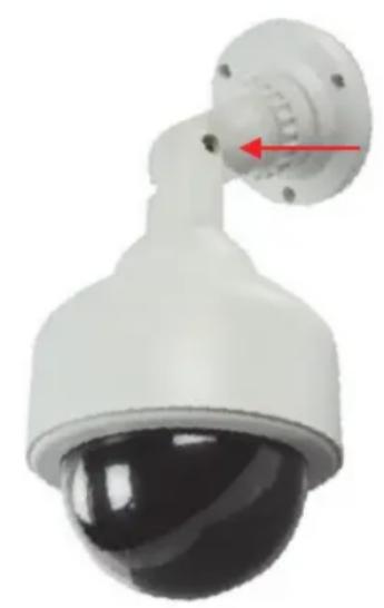 KONIG SECDUMMYCAM25 - Regolare la staffa: - 2