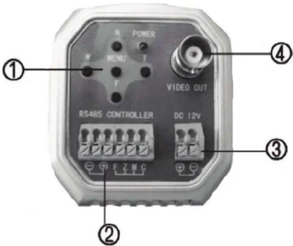 KONIG SECCAM800 - Beschrijving awhilee van de camera: - 1