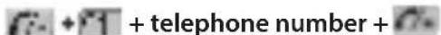 KONIG SECAED10 - Storing telephone numbers: - 1