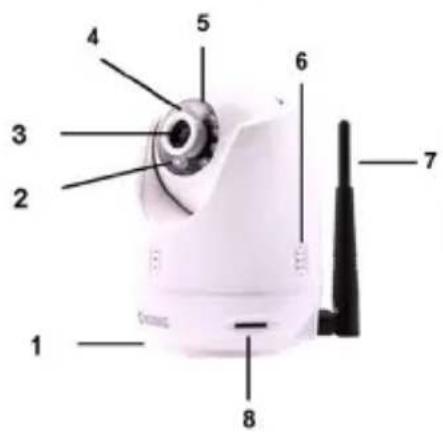 KONIG SASIPCAM110 - SAS-IPCAM10B/W - 1