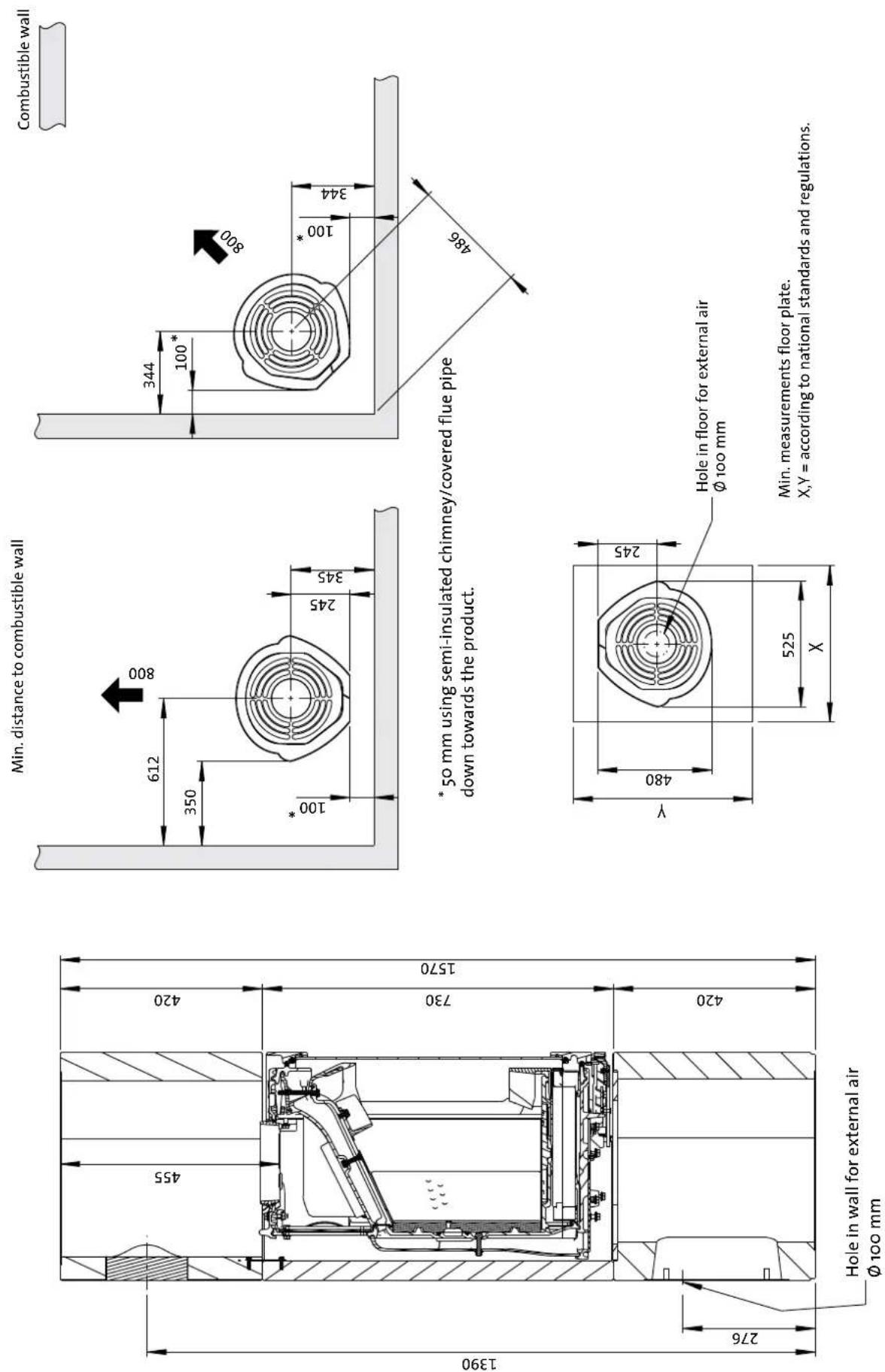 Jøtul FS 92 - Technical data in acc. with EN 13240 - 1