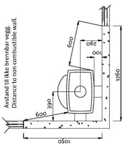 Jøtul MF 3 - Plaque de convection - cat. No. 350319 - 2