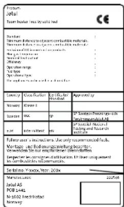 Jøtul I 400 - General use and maintenance manual - 1