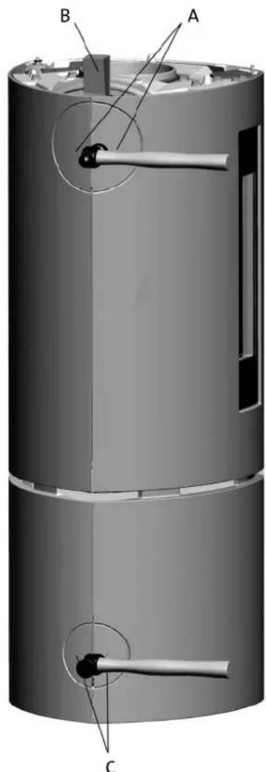 Jøtul F 371 - Jotul F 371 - La base en fonte - 1