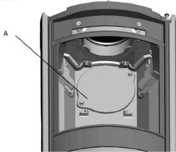 Jøtul F 371 - Assemblaggio del condotto dei fumi con presa posteriori - 1