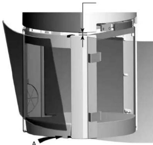 Jøtul F 371 - Jotul F 376 - Base de cristal - 3