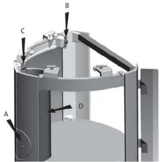 Jøtul F 366 - Jøtul F 365 - Cast iron base with glass door - 3