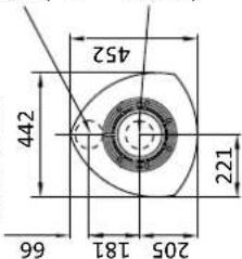 Jøtul F 379 - Requirements for protection of wooden flooring beneath the fireplace - 6