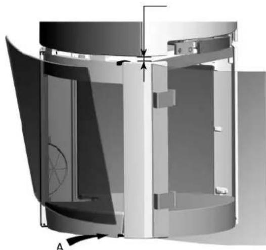 Jøtul F 379 - Jøtul F 376 - Base en verre - 3