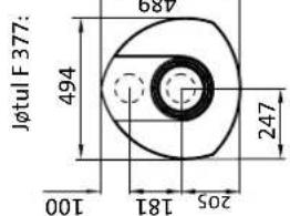 Jøtul F 379 - Requirements for protection of wooden flooring beneath the fireplace - 8
