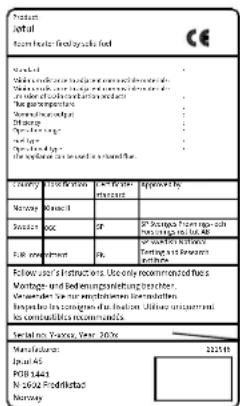 Jøtul F 379 - Table of contents - 1