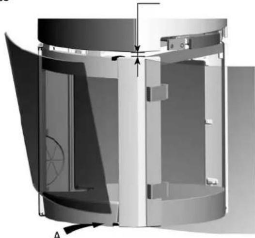 Jøtul F 379 - Jøtul F 375 - Gietijzeren basis met glazen deur - 5