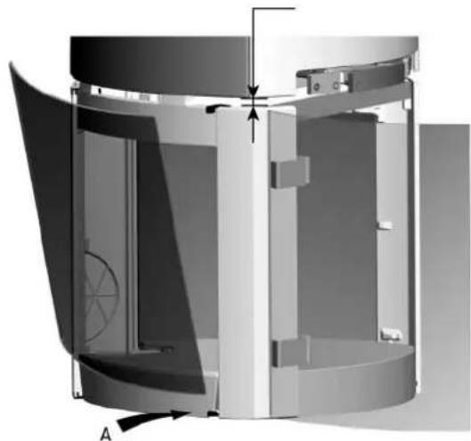 Jøtul F 379 - Jøtul F 375 - Base in ghisa con porta in vetro - 5