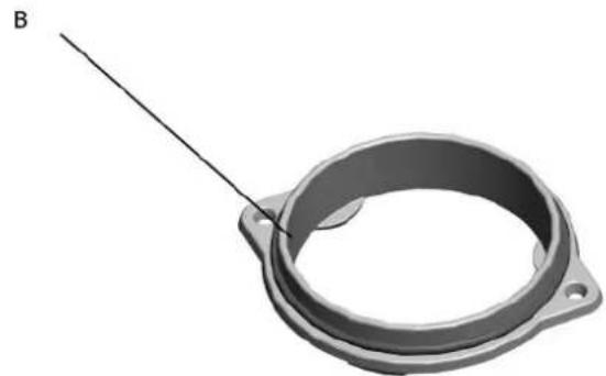 Jøtul F 379 - Assembly of flue pipe with rear outlet - 2