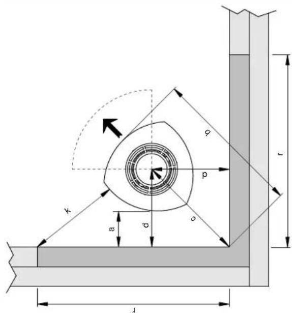 Jøtul F 364 - Anclaje, base - 8