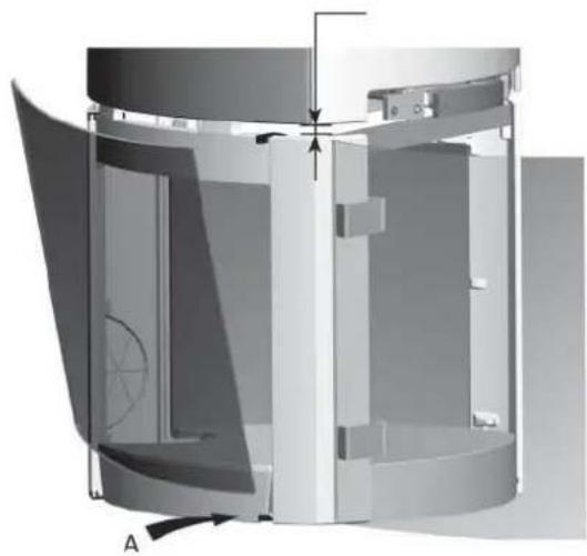 Jøtul F 364 - Jøtul F 365 - Base in ghisa con porta in vetro - 5