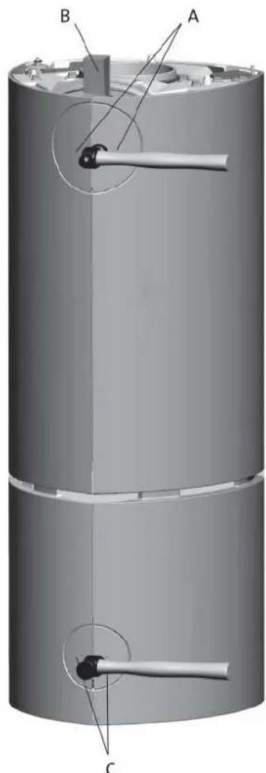 Jøtul F 360 - Jøtul F 361 - Gietijzere onderstel - 1