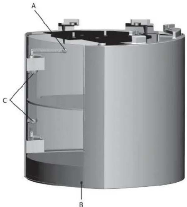 Jøtul F 360 - Jøtul F 365 - Base in ghisa con porta in vetro - 2