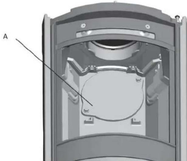 Jøtul F 360 - Montage du conduit sur la sortie arrière - 1